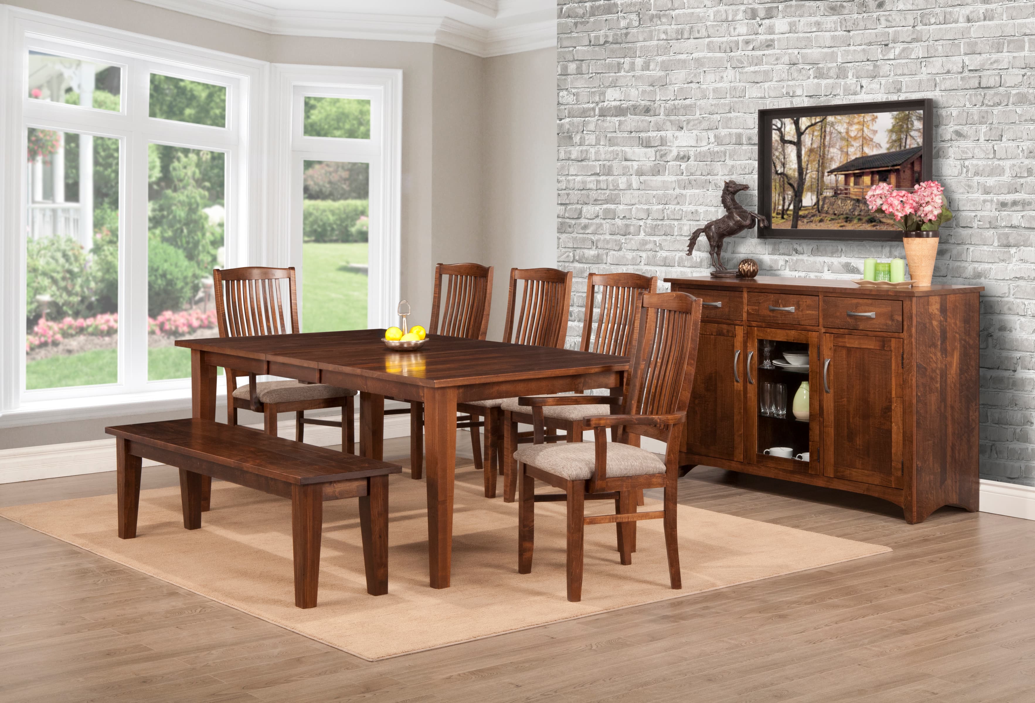 Glengarry Leg Dining Room Collection by Handstone