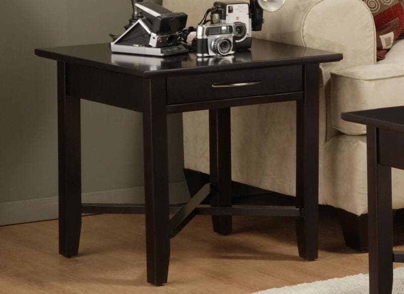 Demi-Lune End Table by Handstone