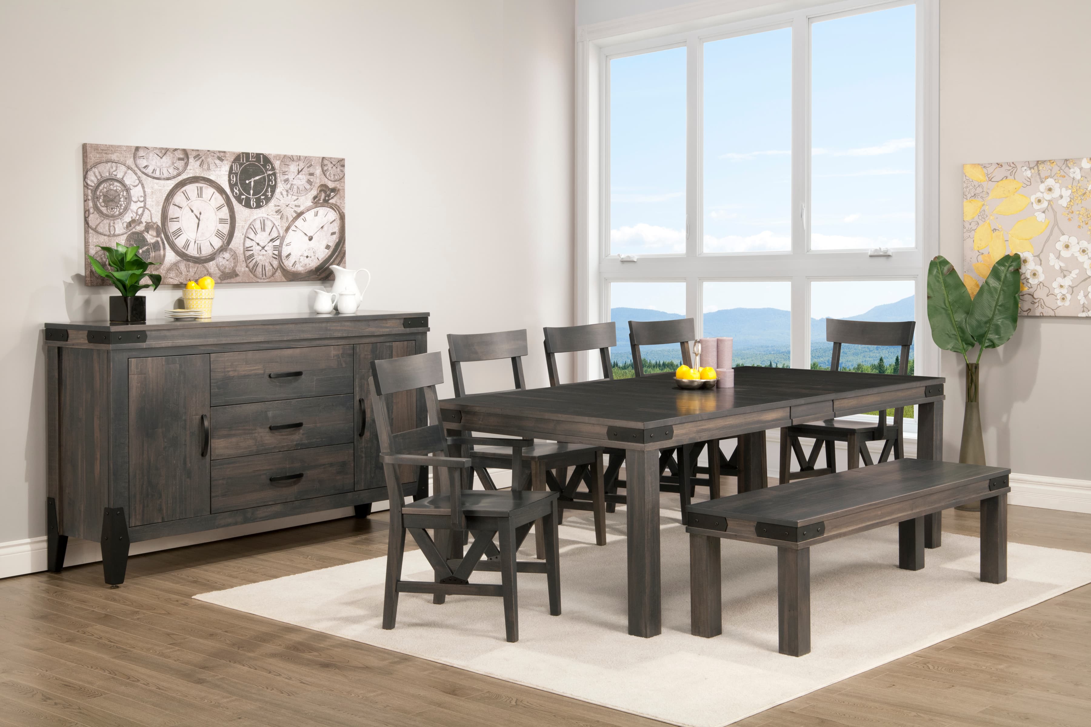 Chattanooga Leg Dining Table by Handstone