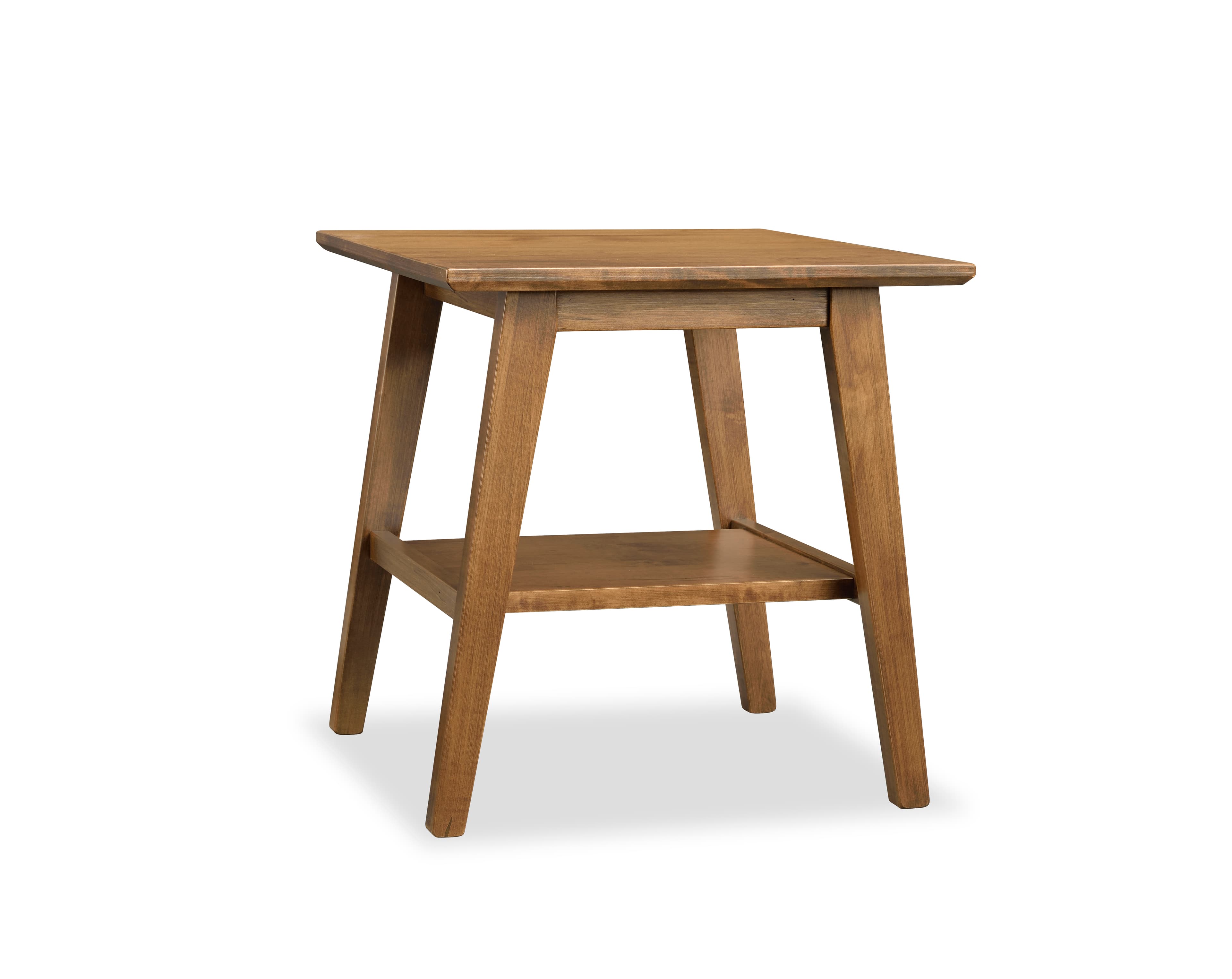 Tribeca Leg End Table w/Shelf by Handstone