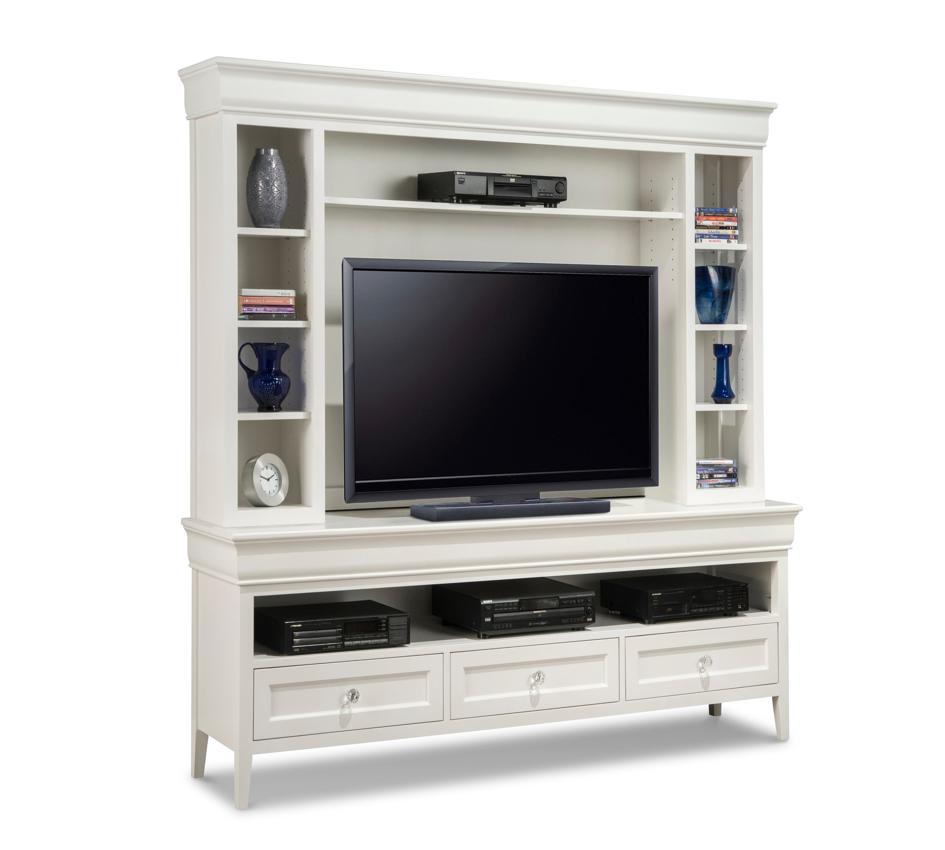 Monticello 74" Entertainment Unit w/Hutch by Handstone