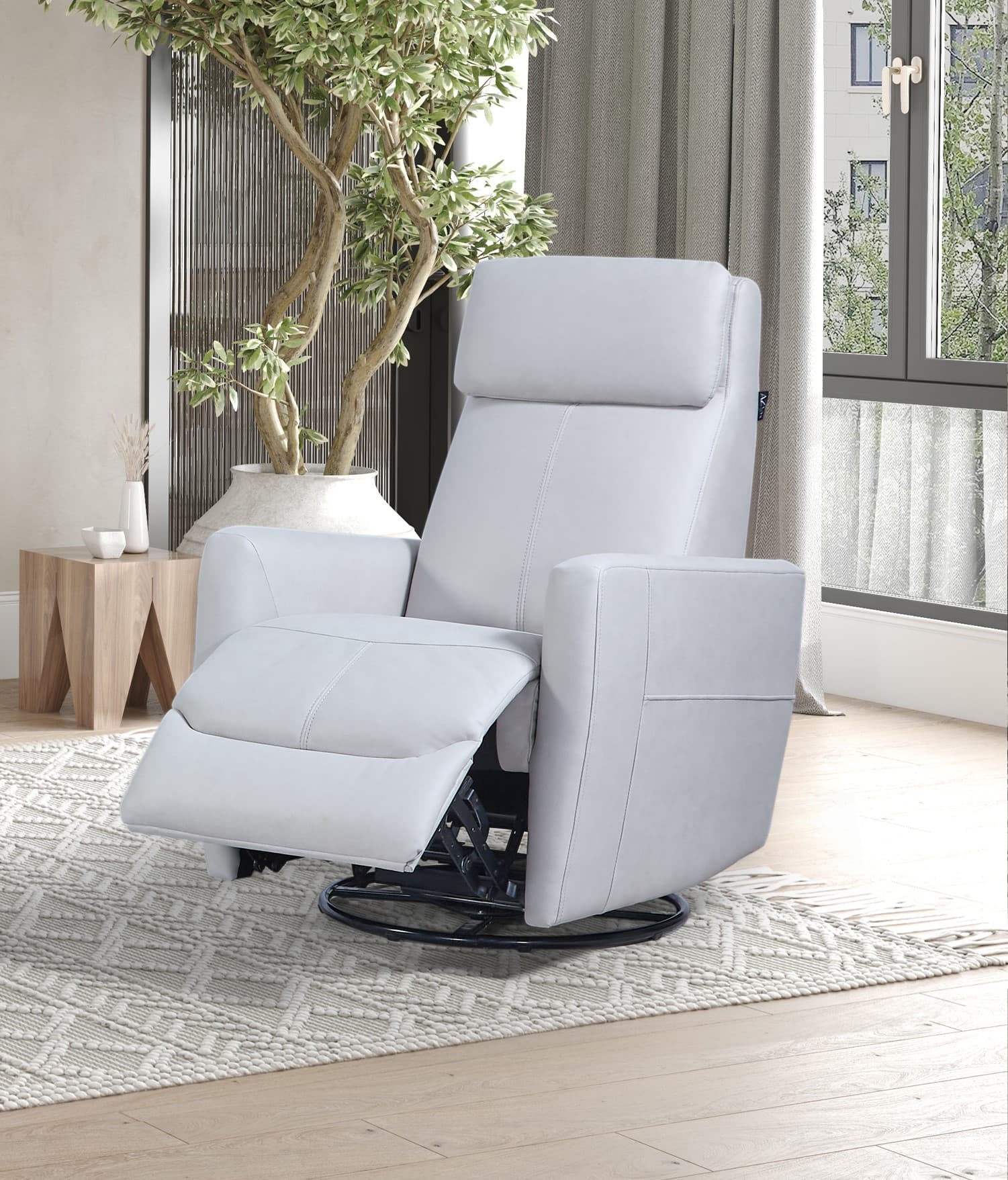 Tolouse Swivel Glider Power Recliner Chair by Azur