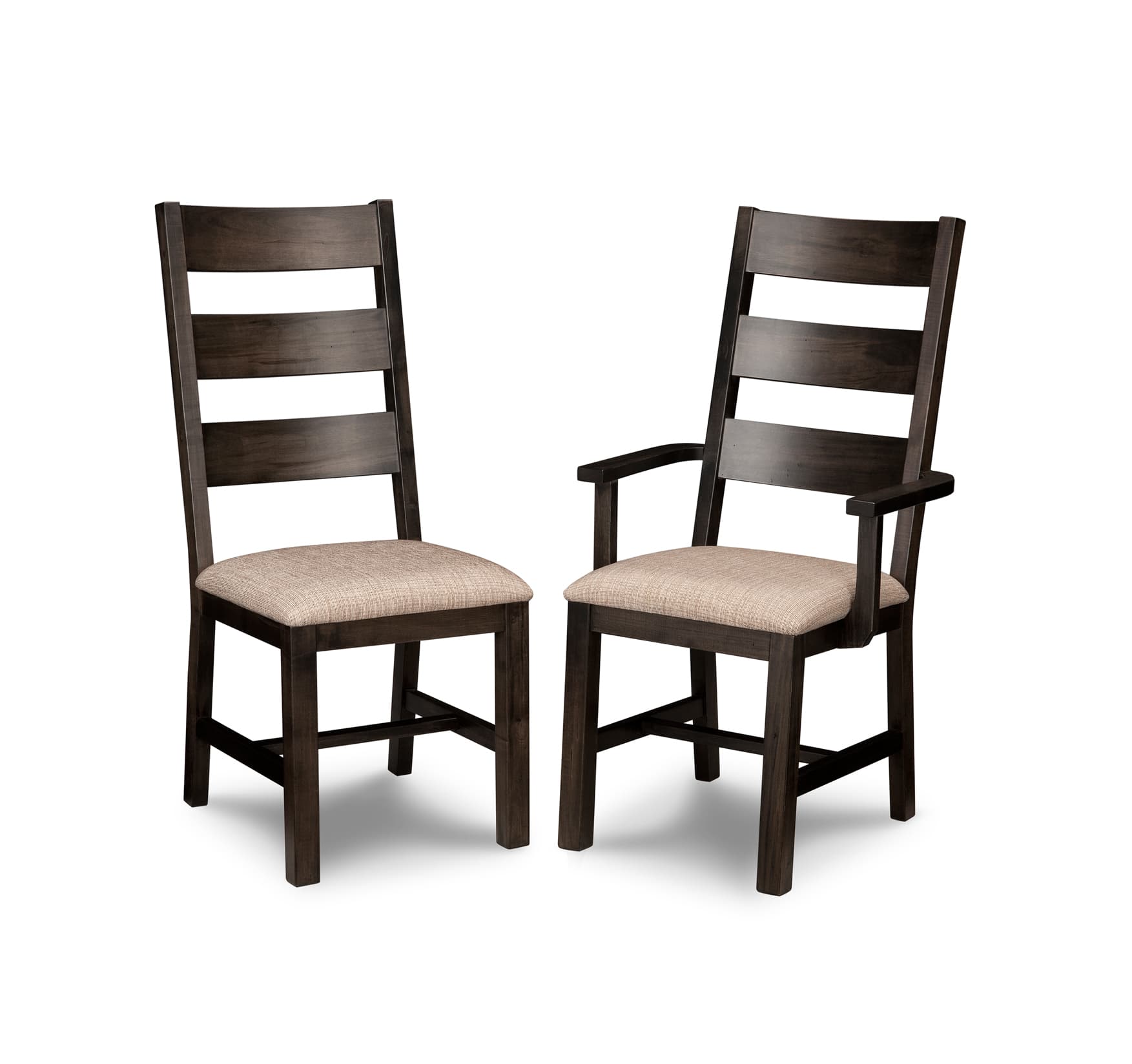 Rafters Dining Chairs w/Fabric Seat by Handstone