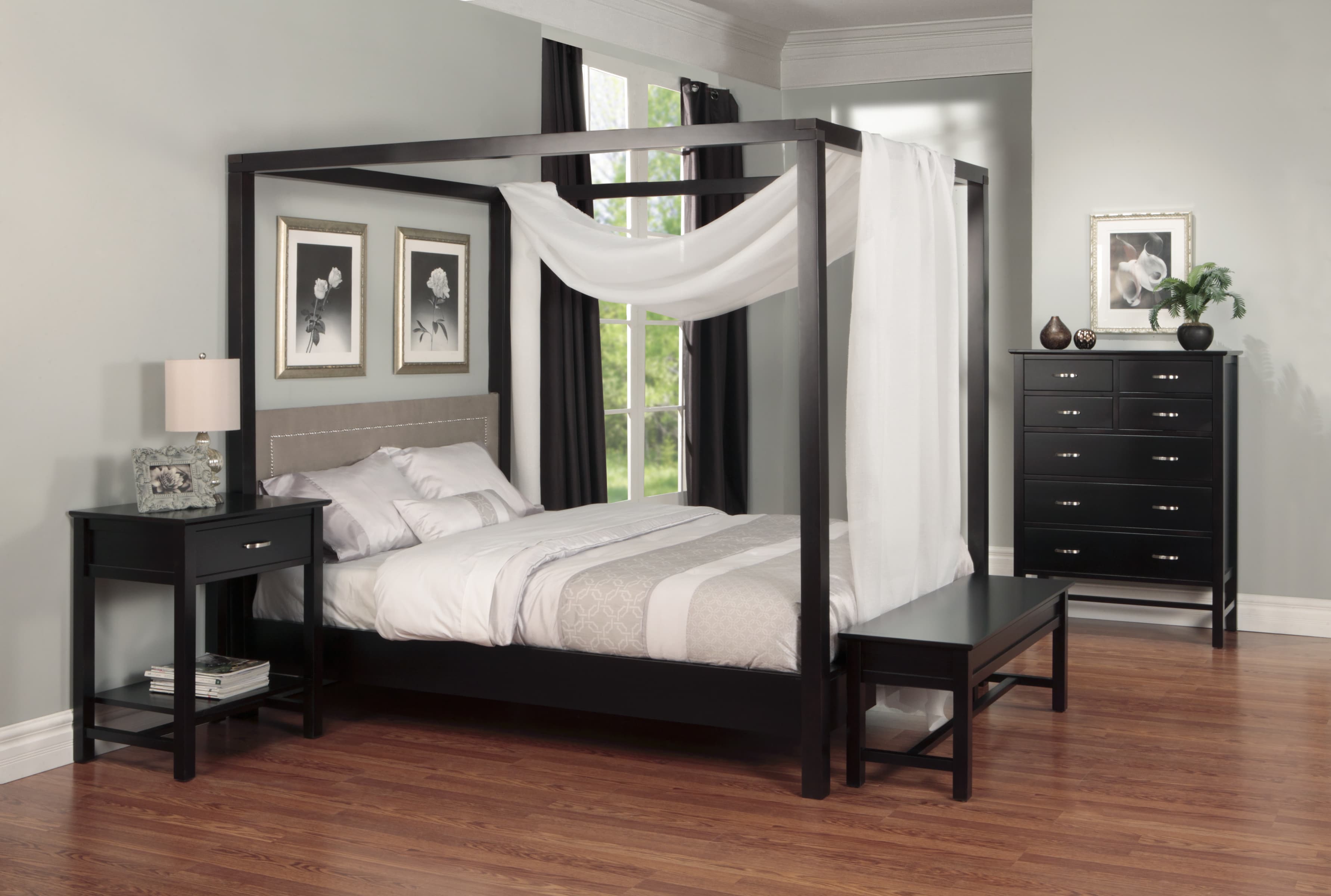 Brooklyn Canopy Bed by Handstone
