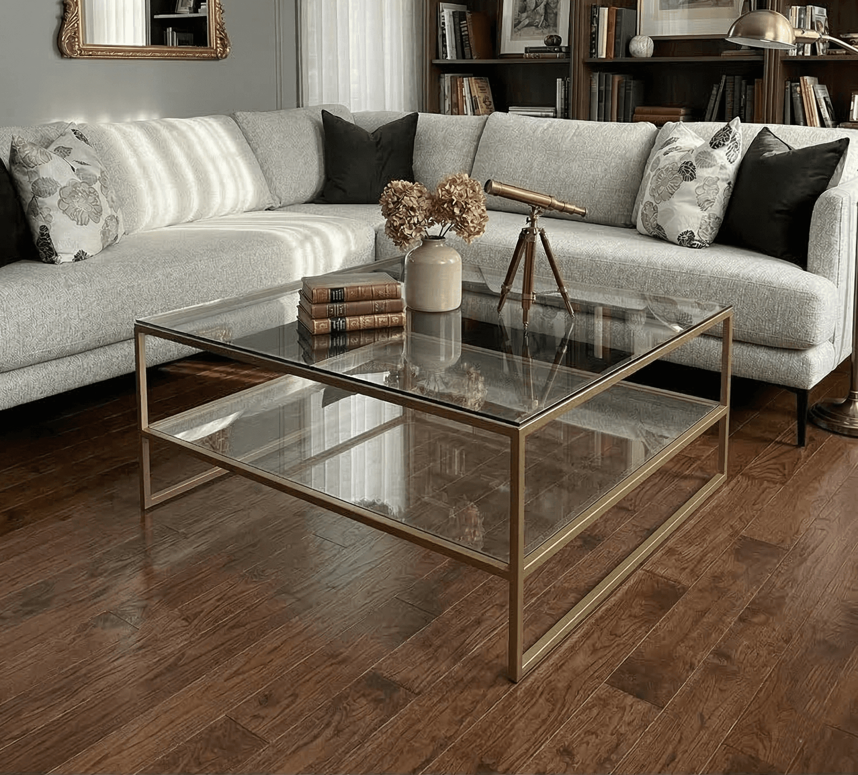 Electra Glass Coffee & End Table by Handstone