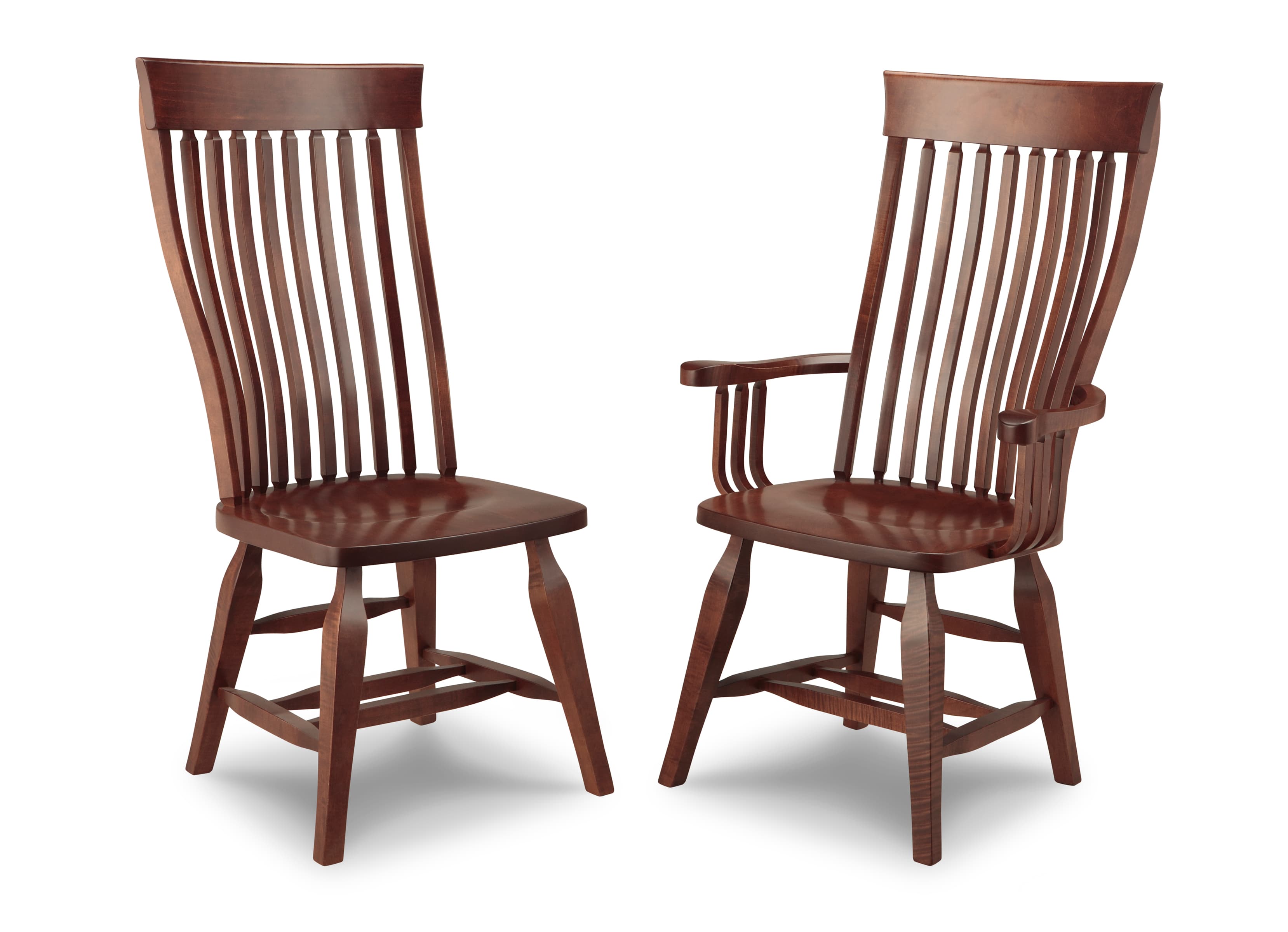 Florence Dining Chairs w/Wood Seat by Handstone