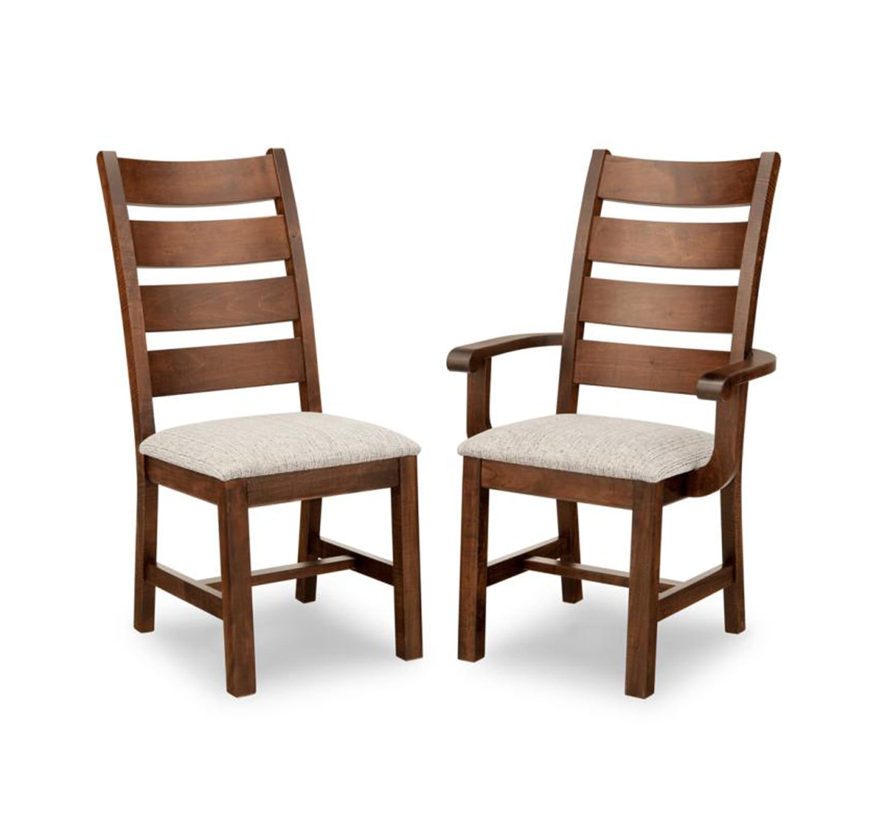 Saratoga Dining Chairs w/Fabric Seat by Handstone