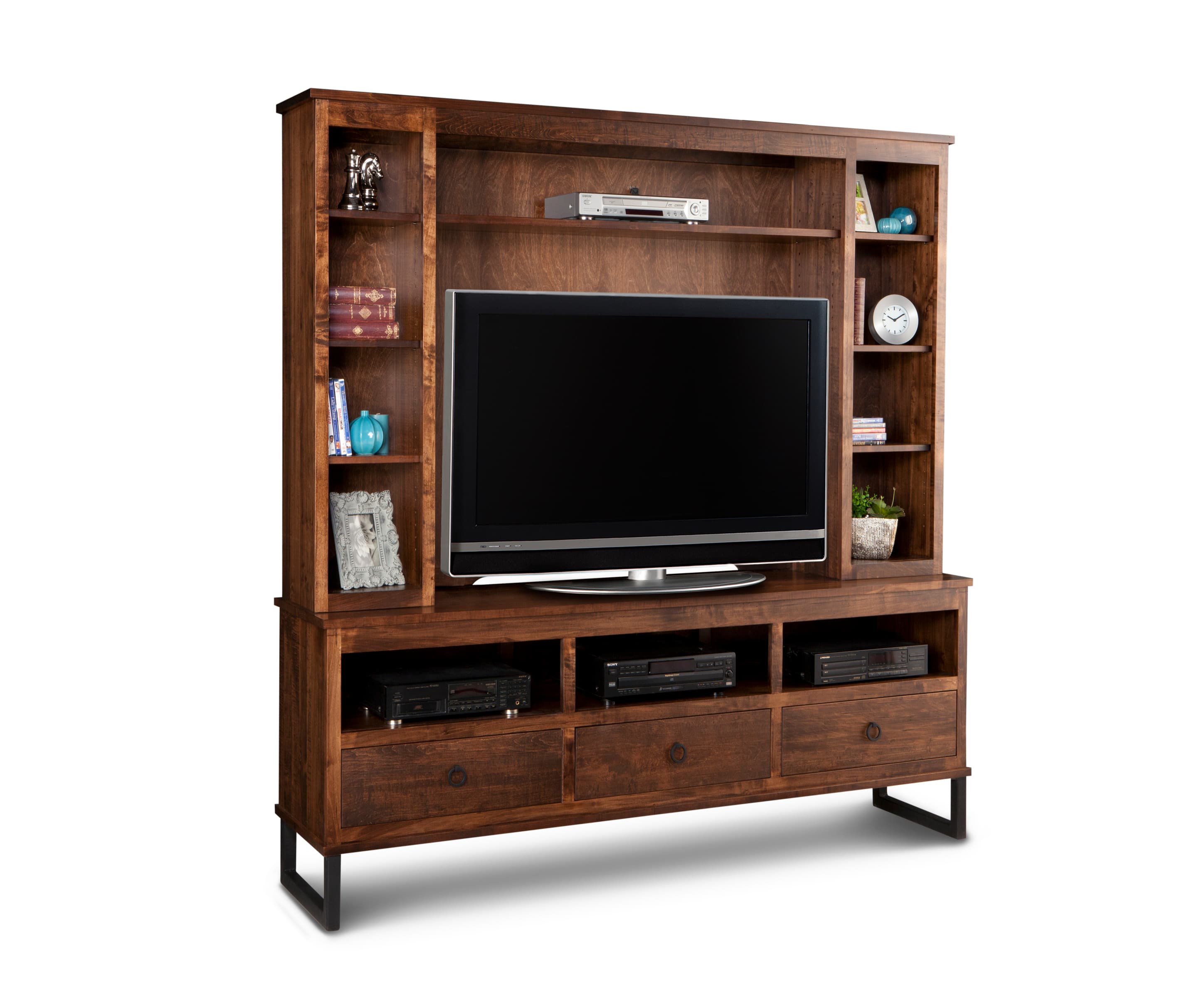 Cumberland 73" Entertainment Unit w/Hutch by Handstone