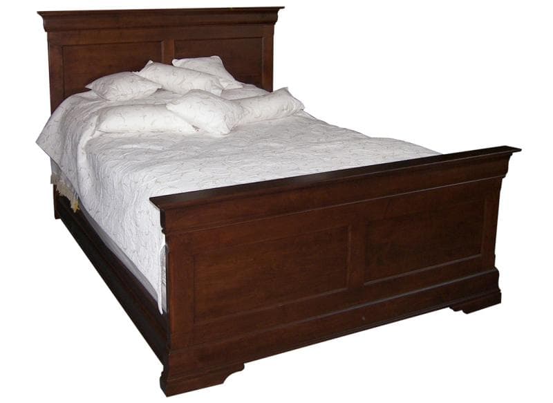 Phillipe Panel Bed w/High Footboard by Handstone