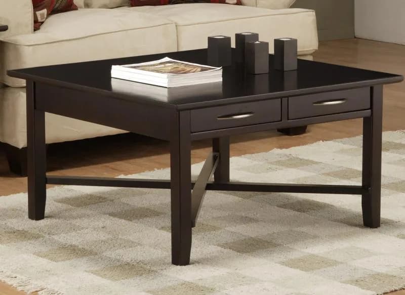 Demi-Lune Square Coffee Table by Handstone