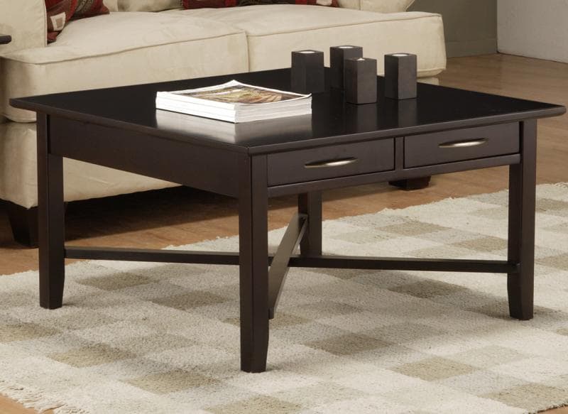 Demi-Lune Square Coffee Table by Handstone