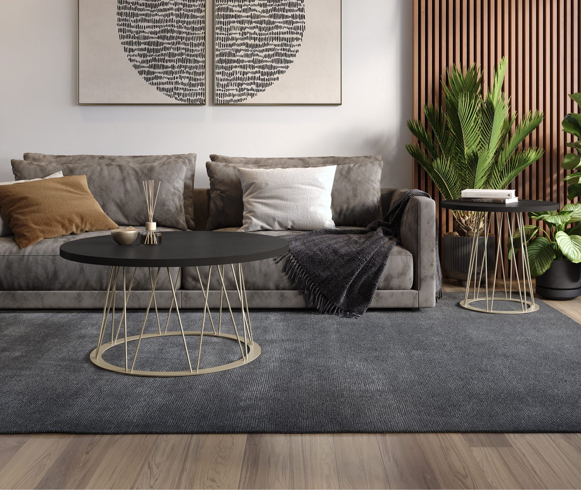 Calypso Round Coffee Table by Amisco