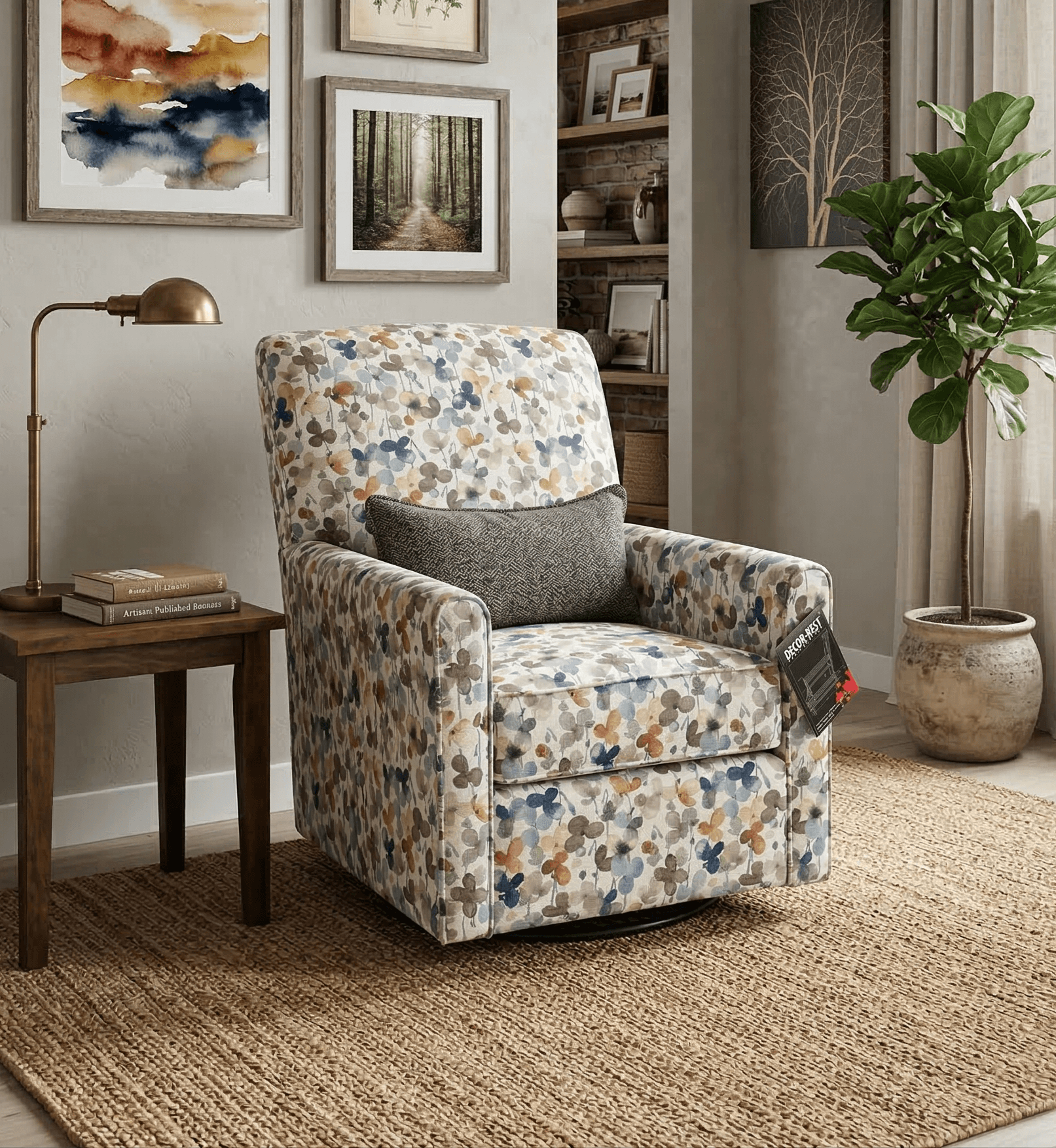 2486 Swivel Glider Chair by Decor-Rest - image 1