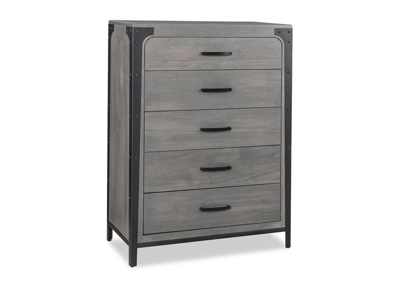 Portland 5 Drawer Highboy Chest by Handstone