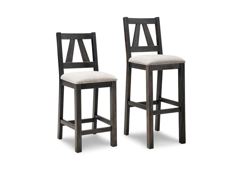 Algoma Counter Stools w/Fabric Seat by Handstone
