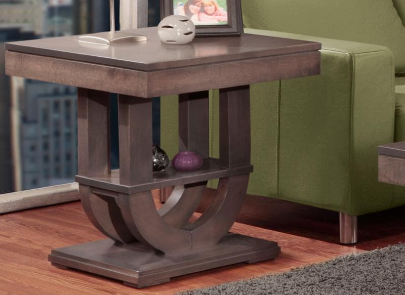 Contempo Pedestal End Table by Handstone