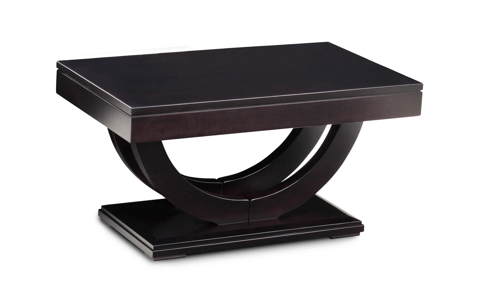 Contempo Pedestal Coffee Table by Handstone