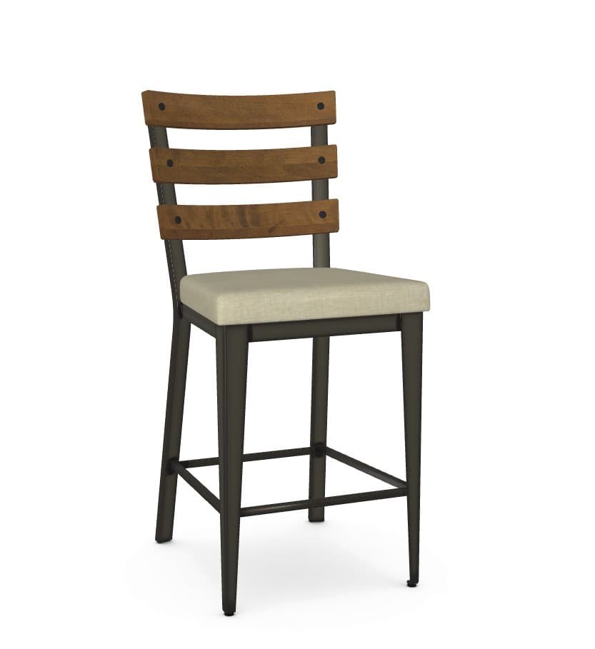 Dexter Stool w/Fabric seat by Amisco