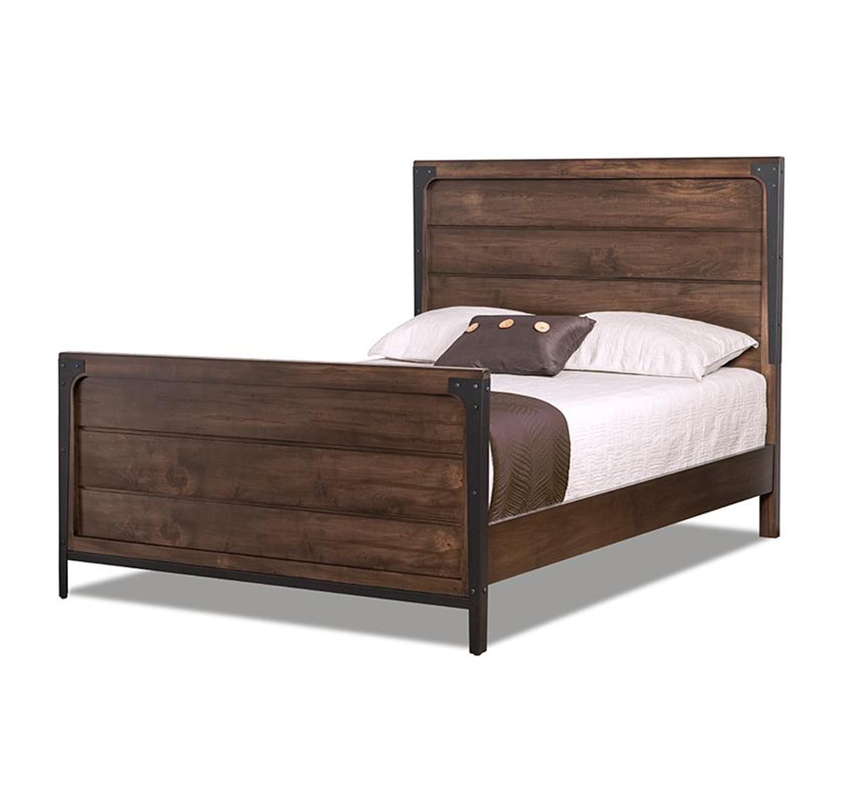 Portland Bed w/High Footboard by Handstone