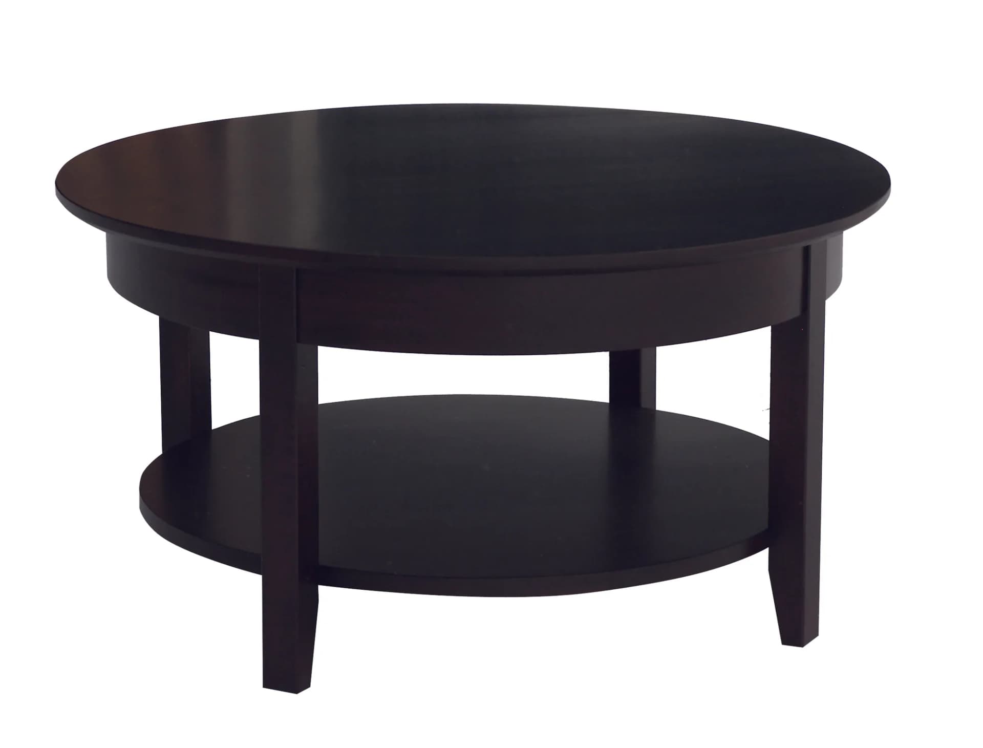 Demi-Lune Round Coffee Table by Handstone