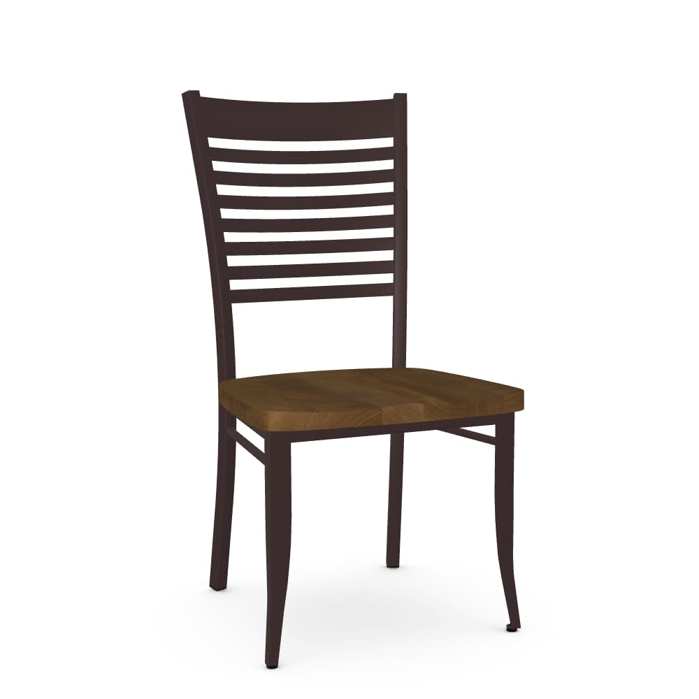 Edwin Chair w/Wood seat by Amisco