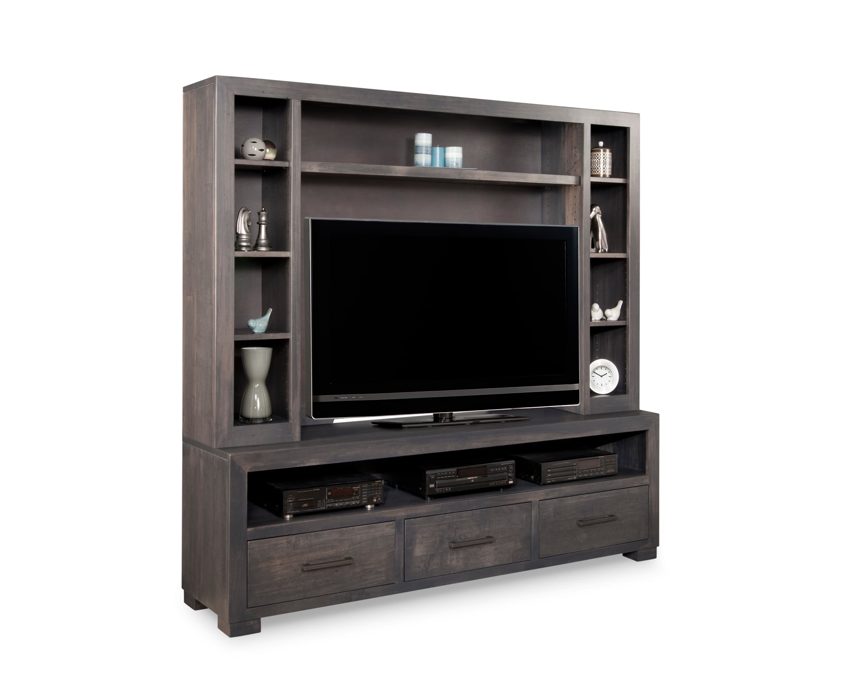 Steel City 80" Entertainment Unit w/Hutch by Handstone