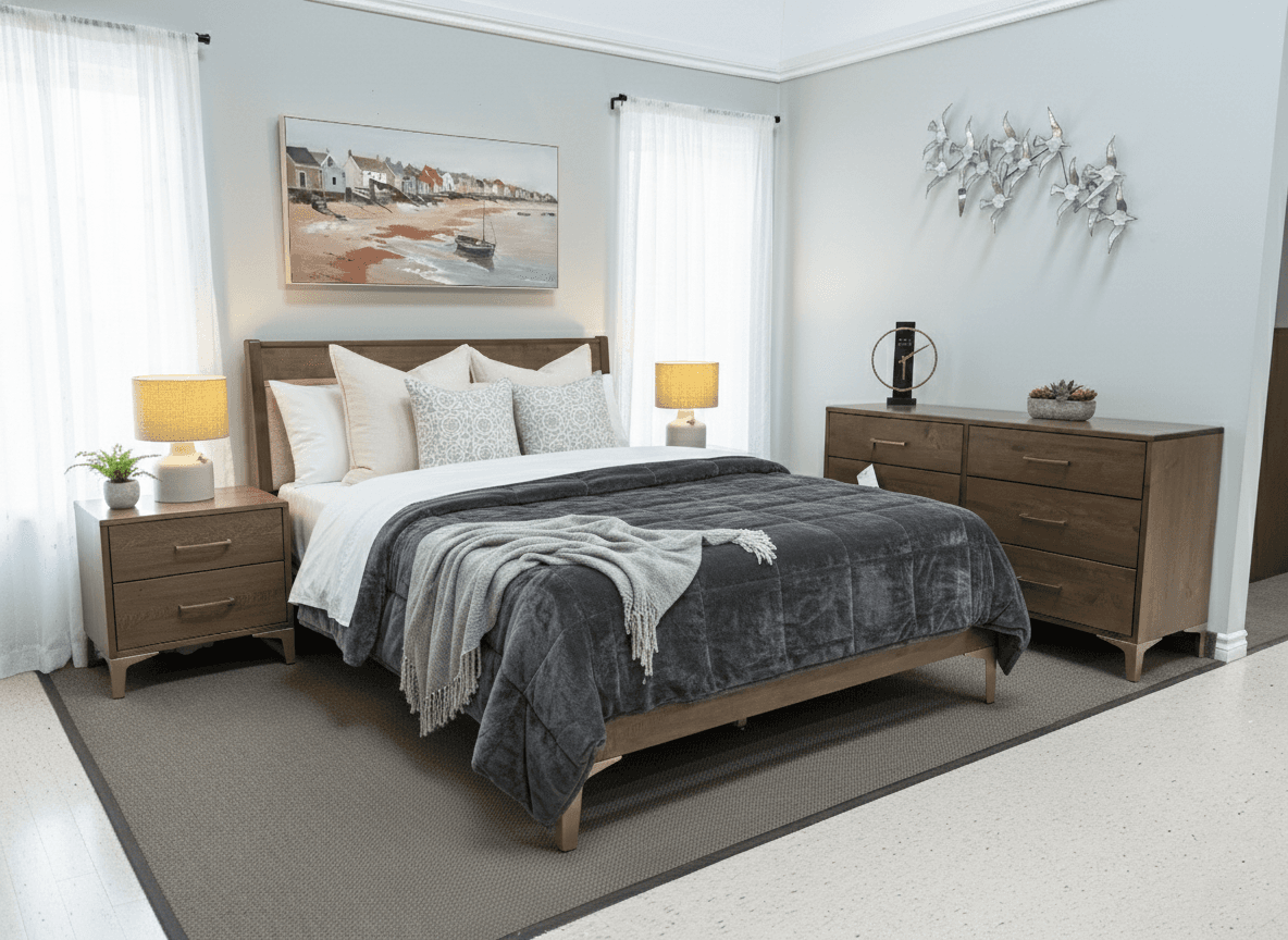 Queen Laguna Platform Bedroom Set by Handstone - image 1