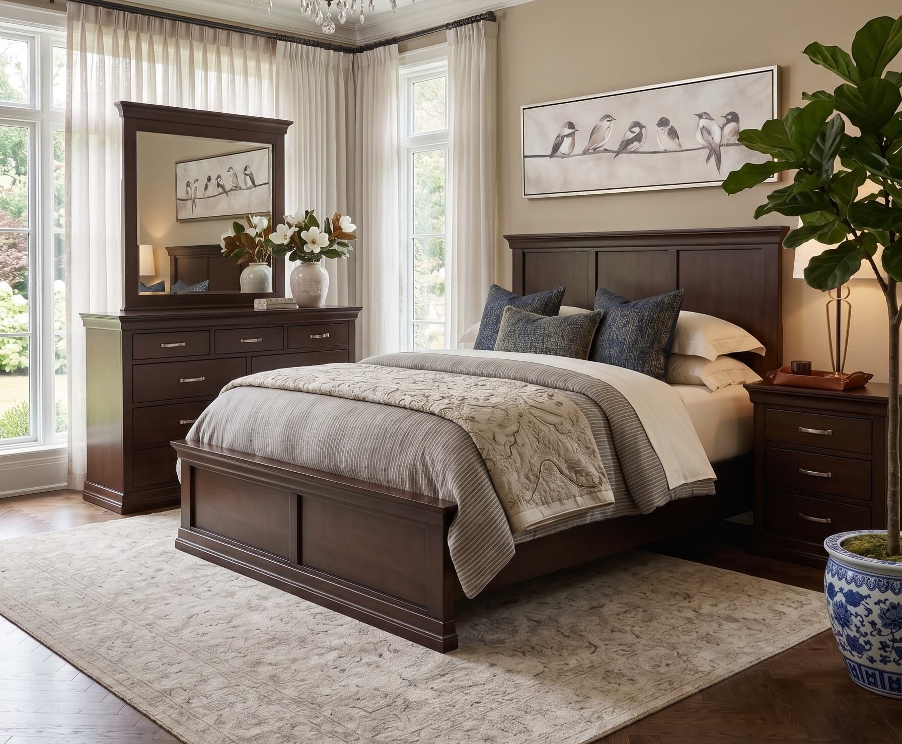Panel 1900 Bedroom Set by Ajaco