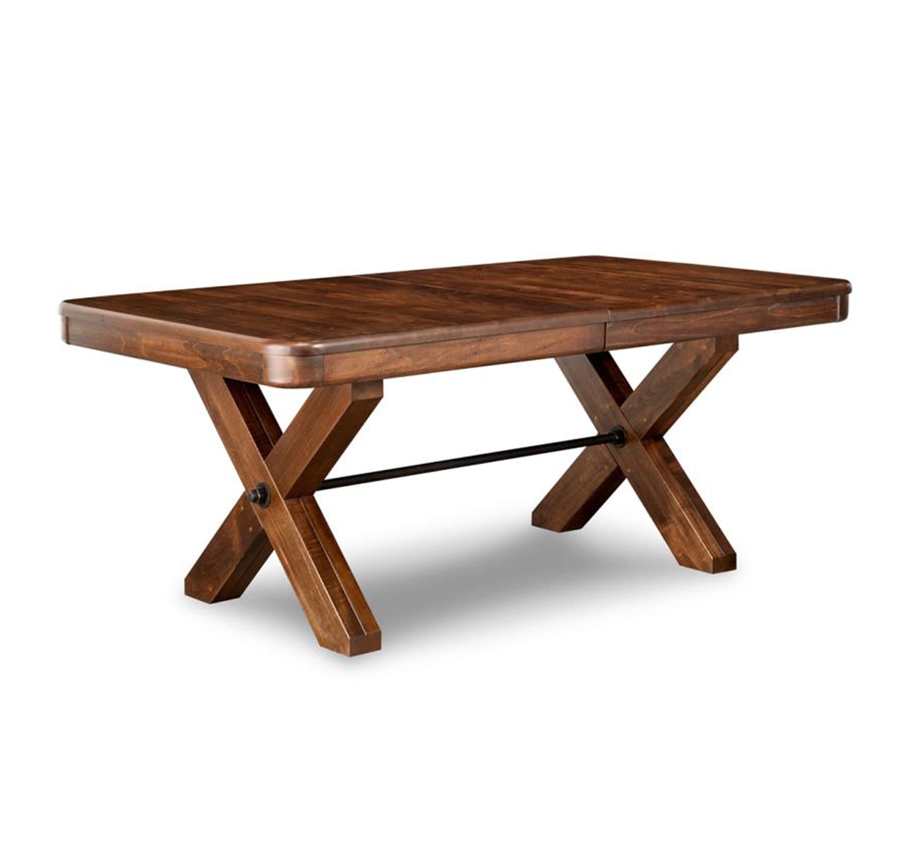 Saratoga X Base Dining Table by Handstone