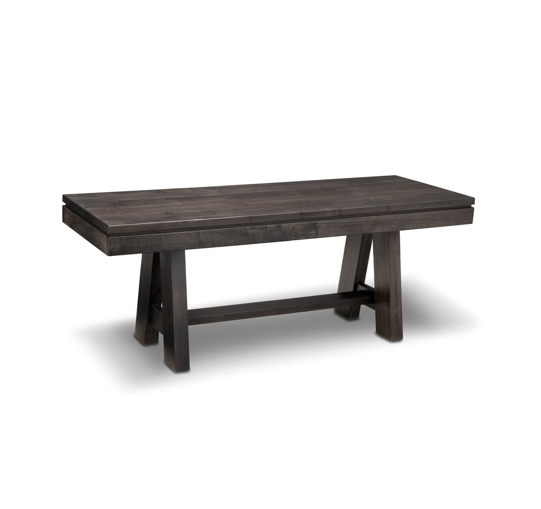 Steel City 48" Bench w/Wood Seat by Handstone