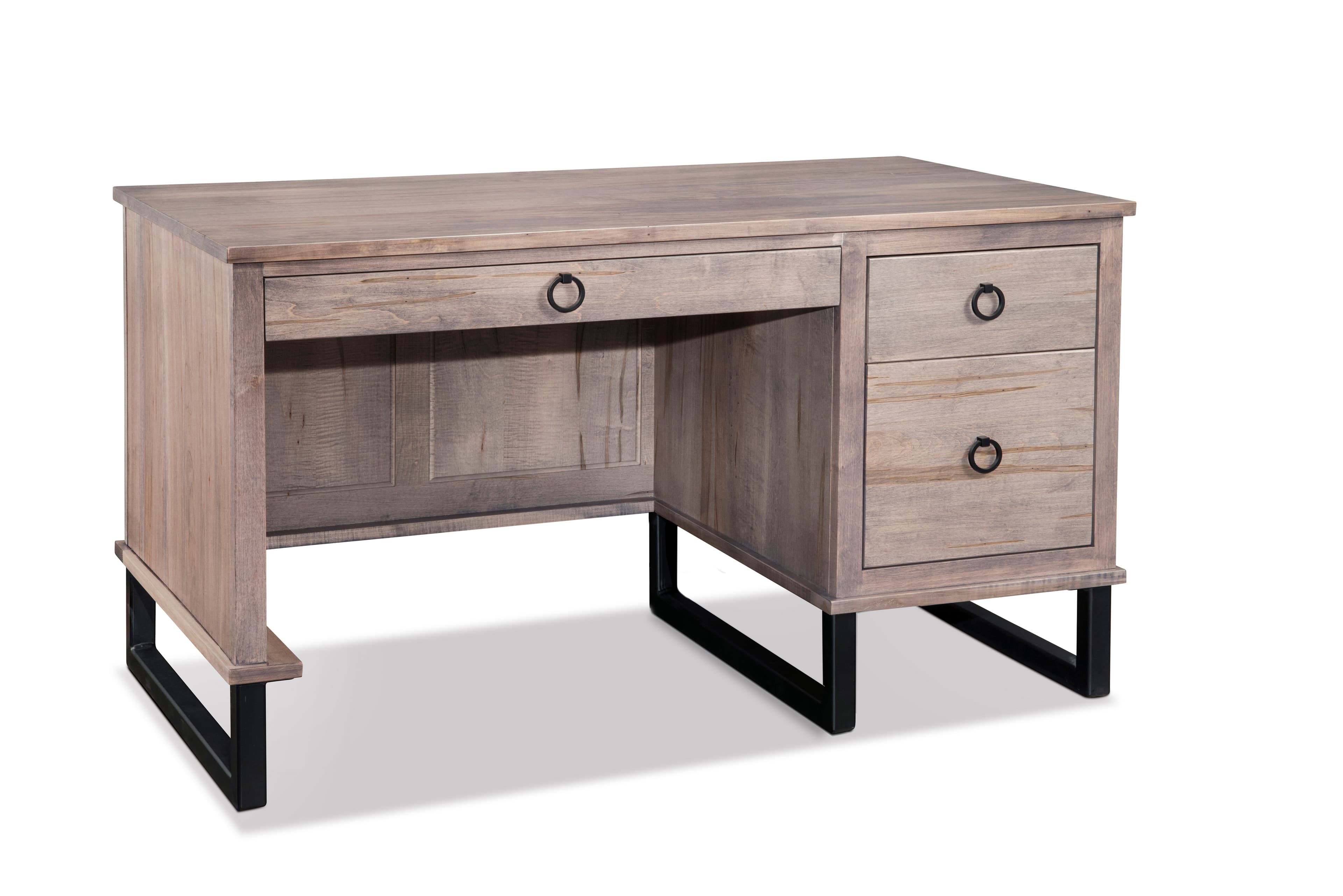 Cumberland 52" Single Pedestal Desk by Handstone