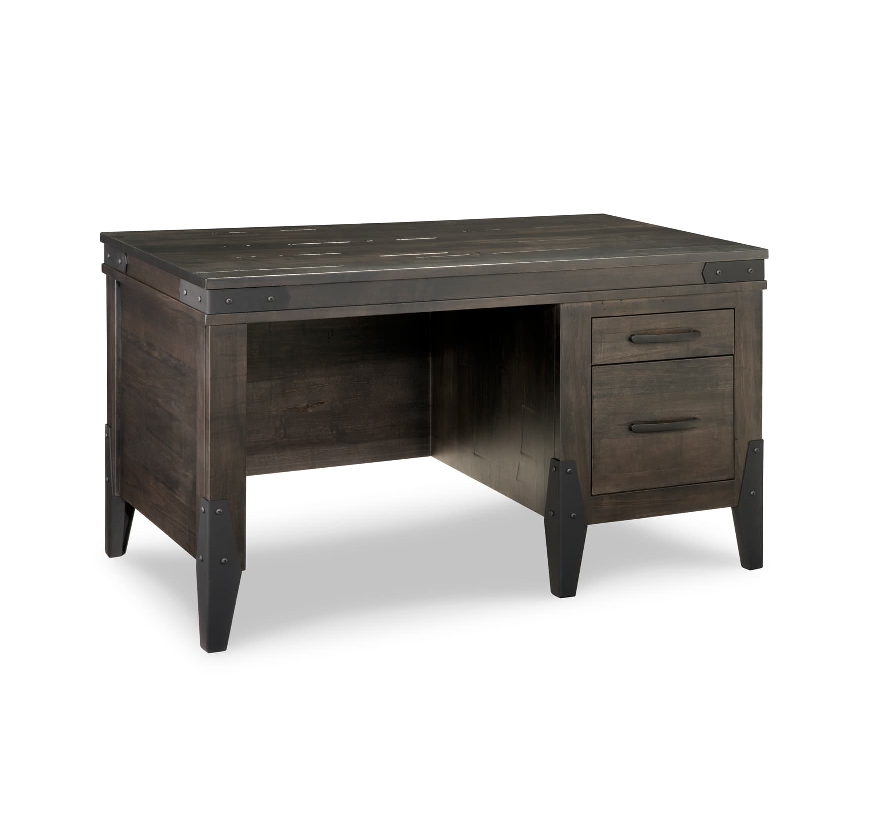 Chattanooga Single Pedestal Desk by Handstone
