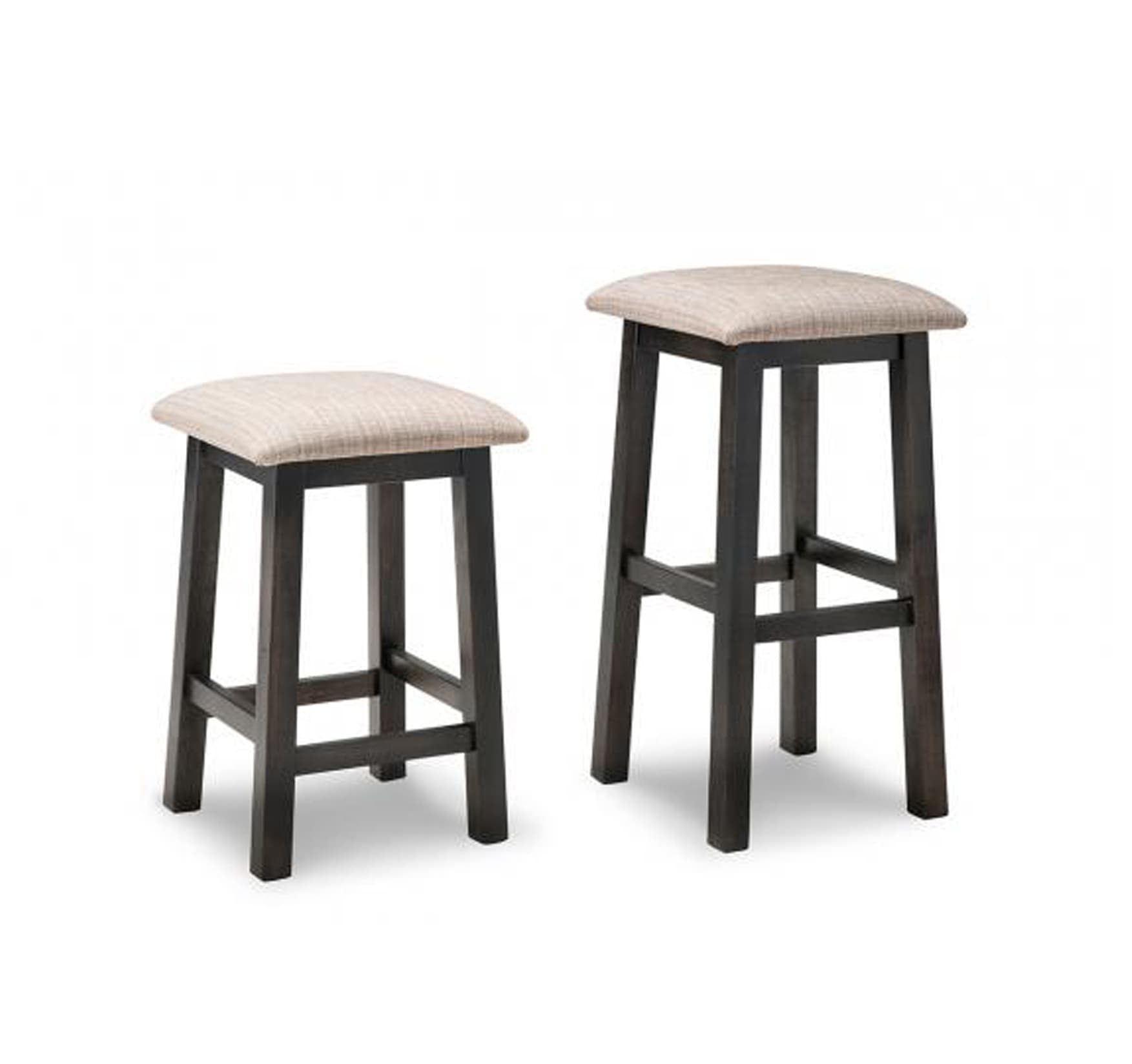 Rafters Counter Stool w/Fabric Seat by Handstone