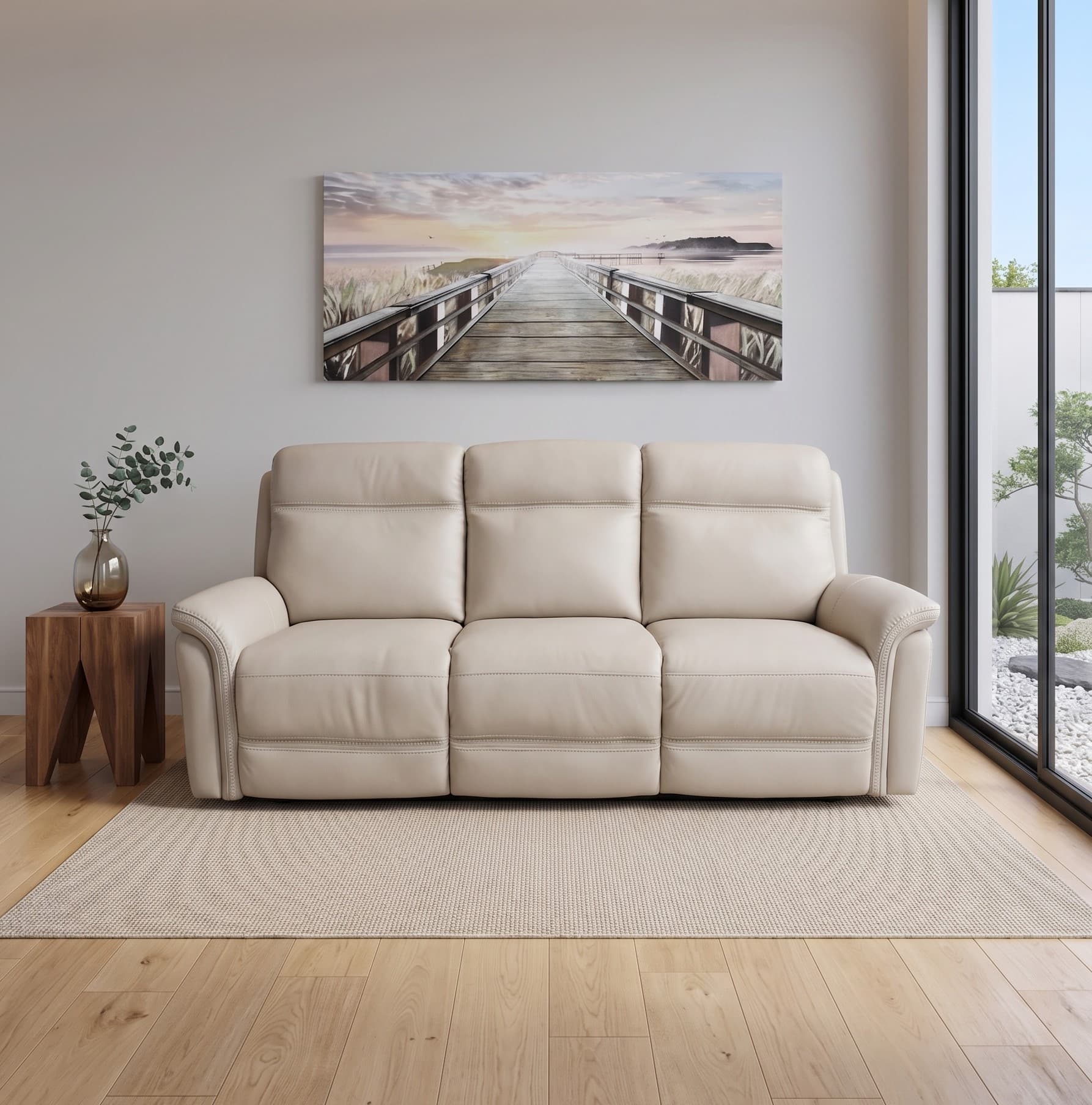 Cascade Power Recliner Sofa by Aurora