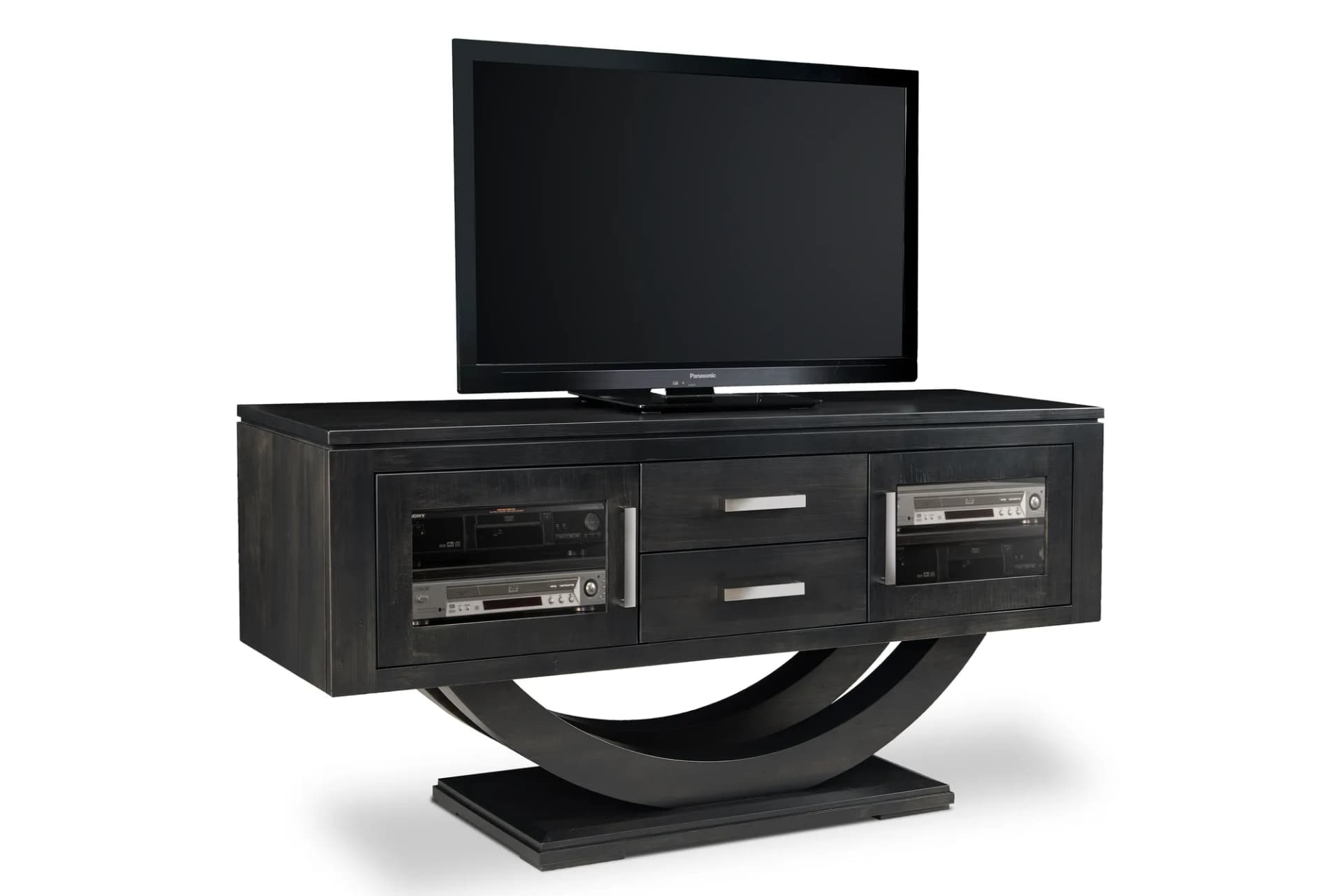 Contempo 63" Console w/Wood Curve by Handstone