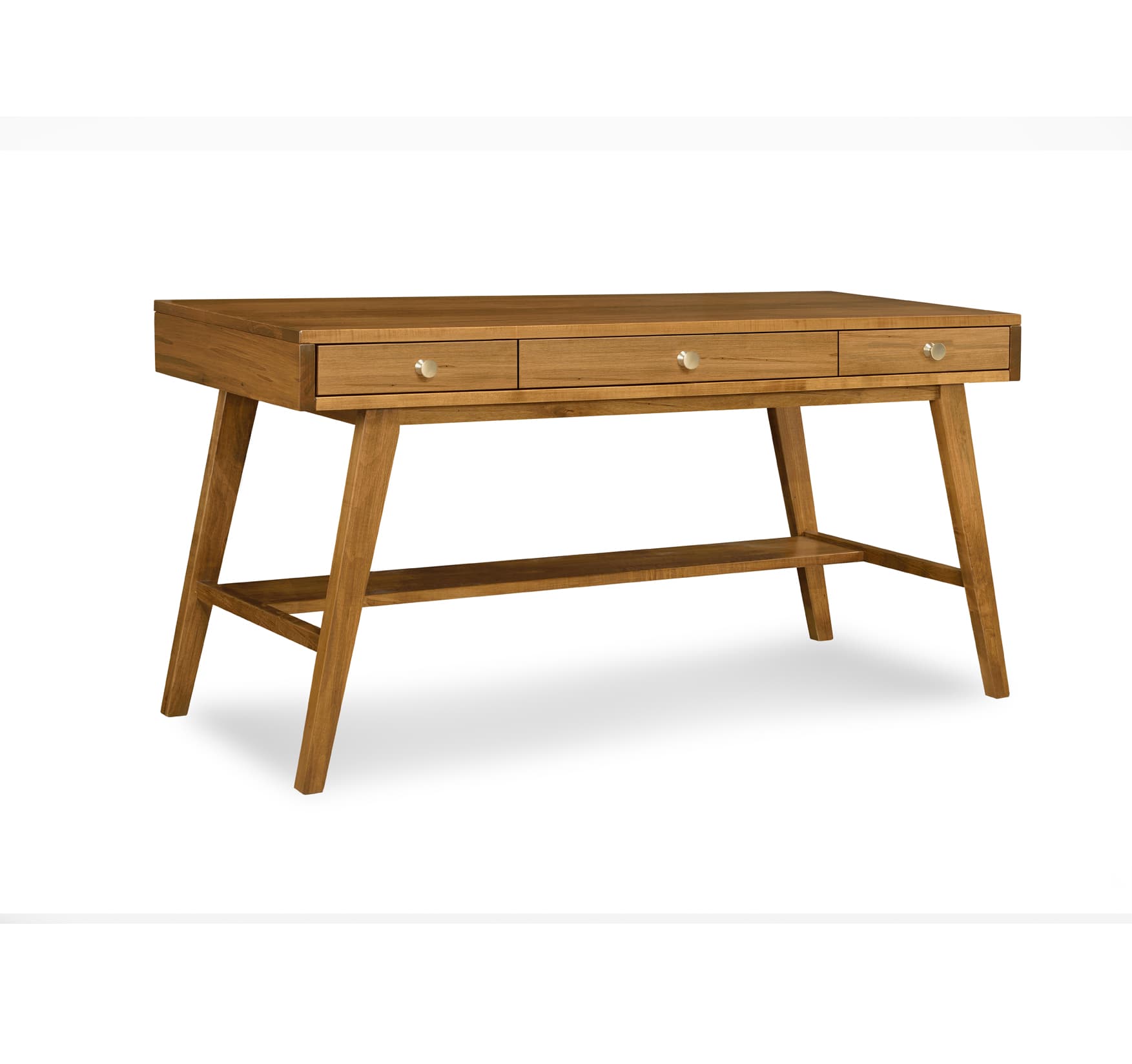 Tribeca Writing Desk w/3 Drawers by Handstone