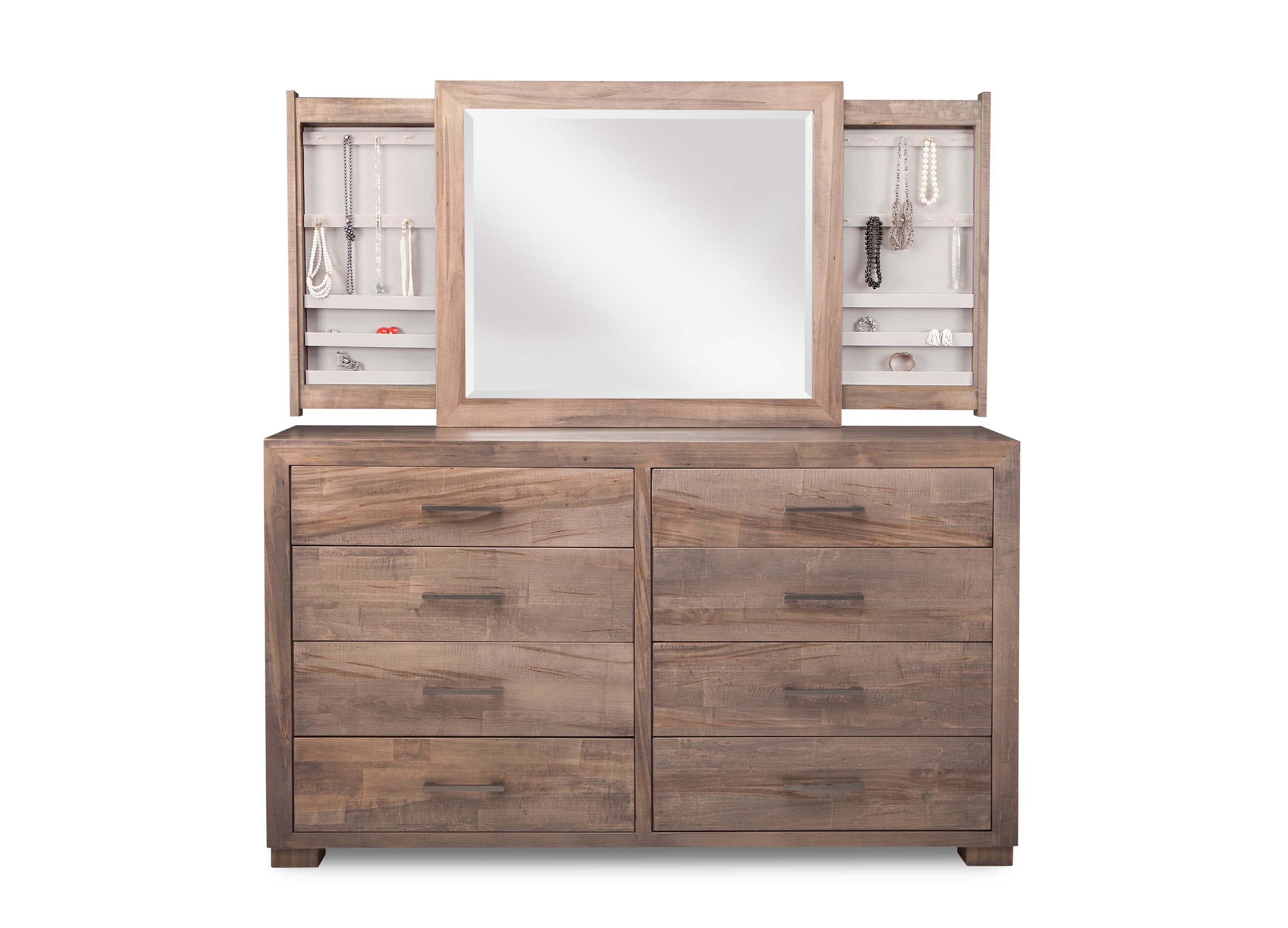 Steel City 8 Drawers Long Dresser by Handstone
