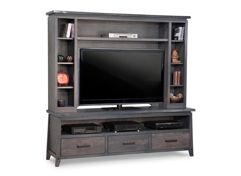 Pemberton 80" Entertainment Unit w/Hutch by Handstone