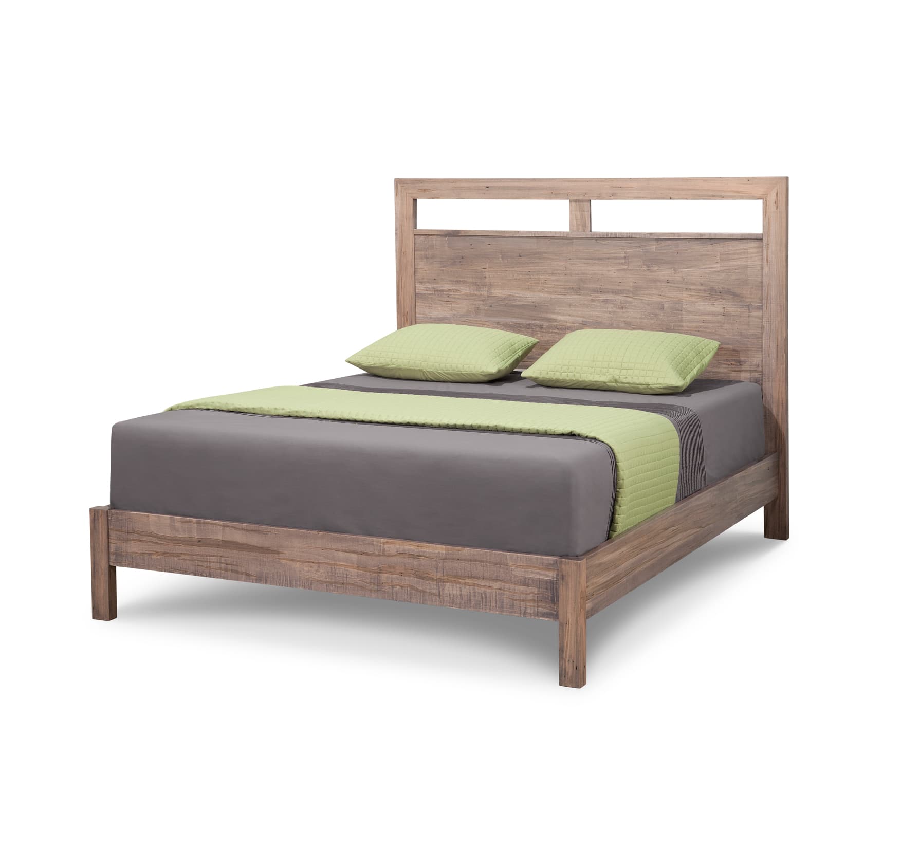 Steel City Bed w/Wraparound Footboard by Handstone