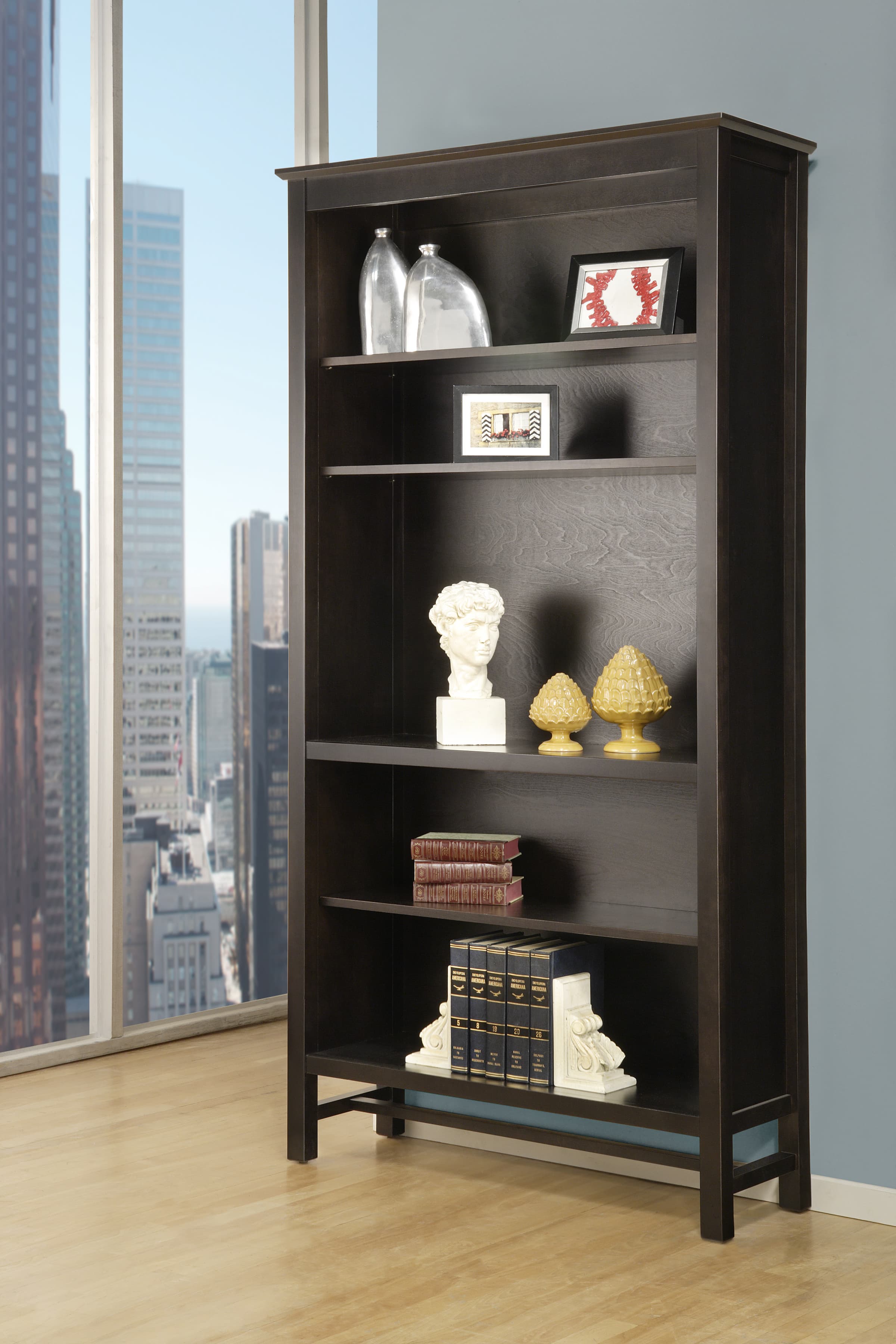 Brooklyn Open Bookcase by Handstone