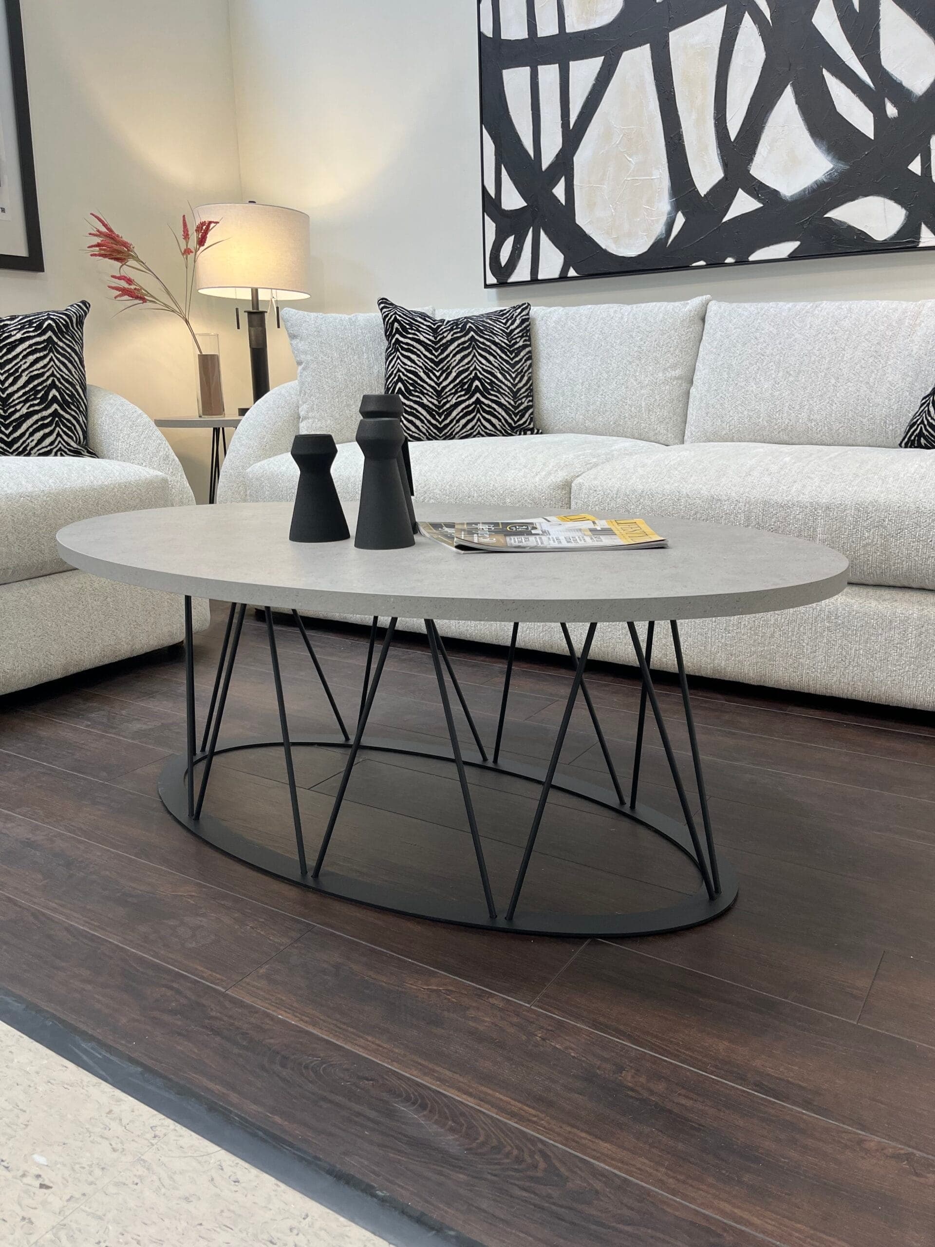 Calypso Oval Coffee Table by Amisco - image 1