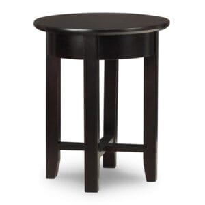 Demilune Round Chairside Table by Handstone