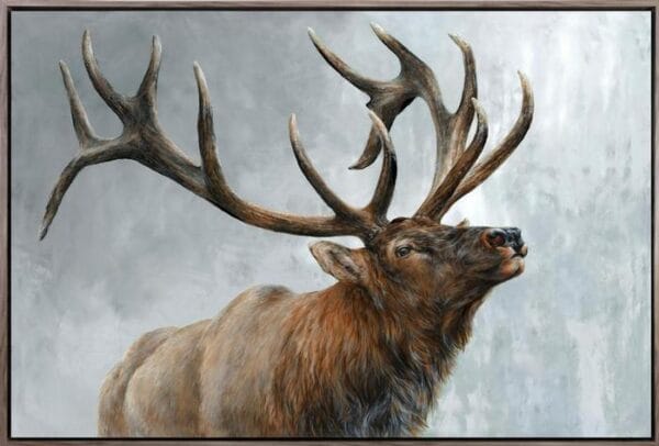 Rising Bull Elk by Streamline Art - Image 2