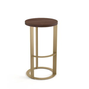 Allegro Stool w/Wood Seat by Amisco