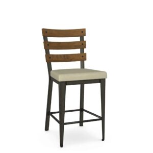 Dexter Stool w/Fabric seat by Amisco