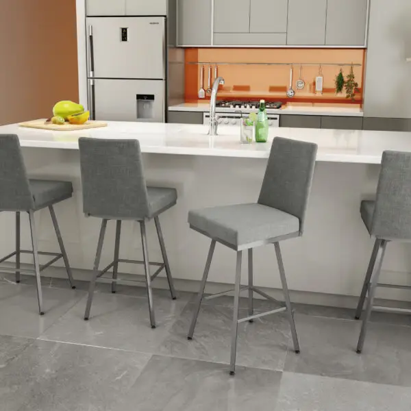 Linea Swivel Stool by Amisco - Image 3