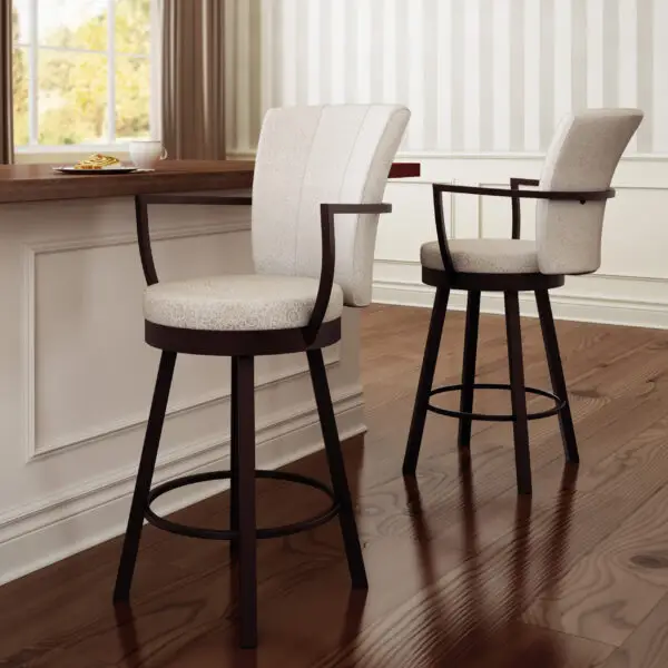 Cardin Swivel Stool by Amisco - Image 3