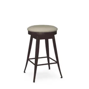 Grace Swivel Stool w/Fabric Seat by Amisco