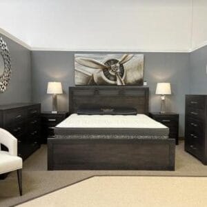 King Steel City Bedroom Set by Handstone
