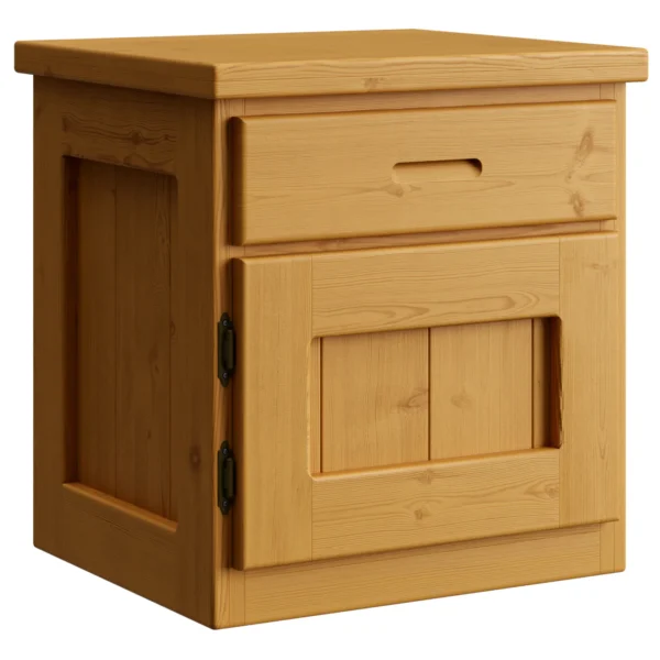 Crate 1 Drawer Night Table with Door